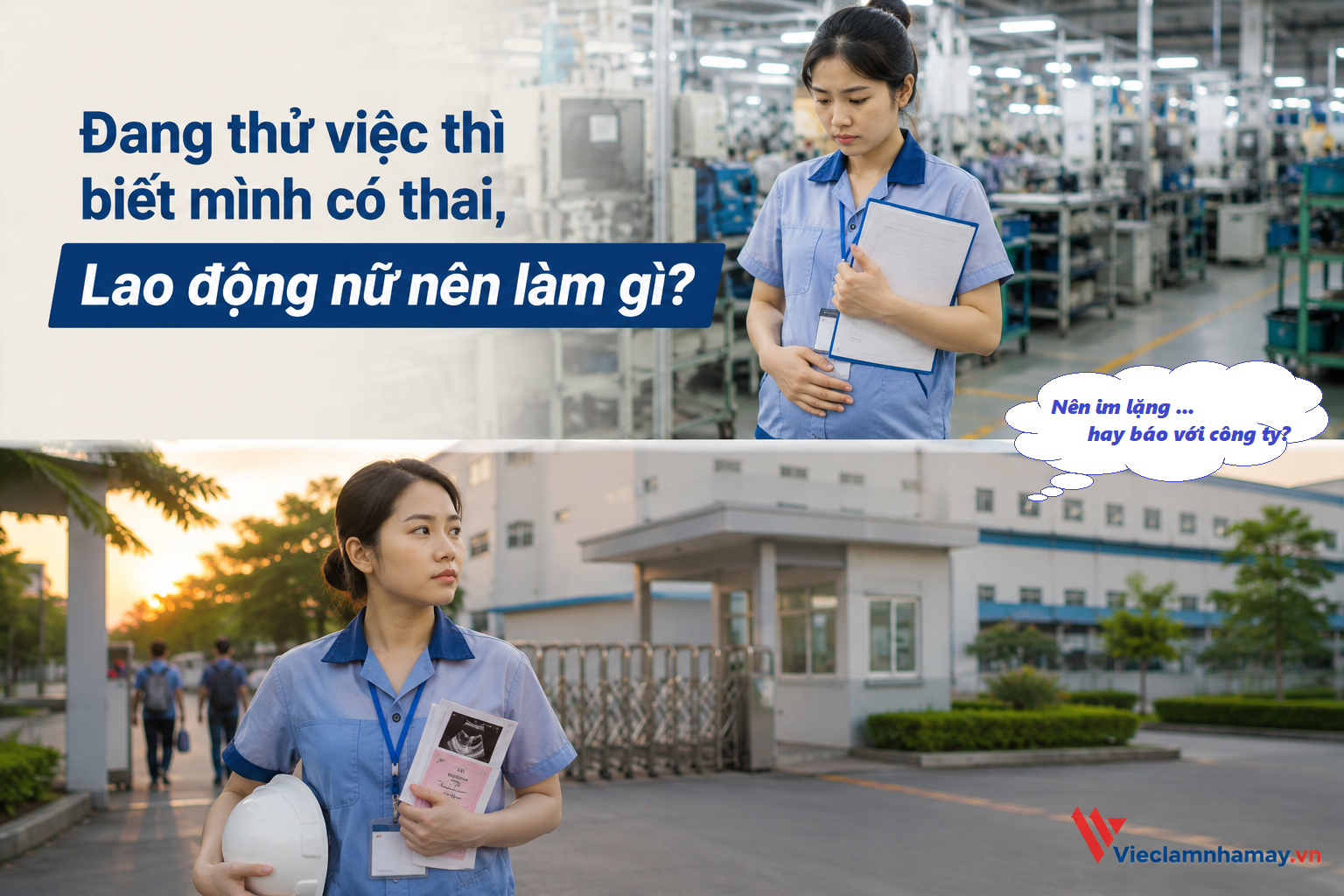 đang thử việc thì biết mình mang thai, lao động nữ nên làm gì